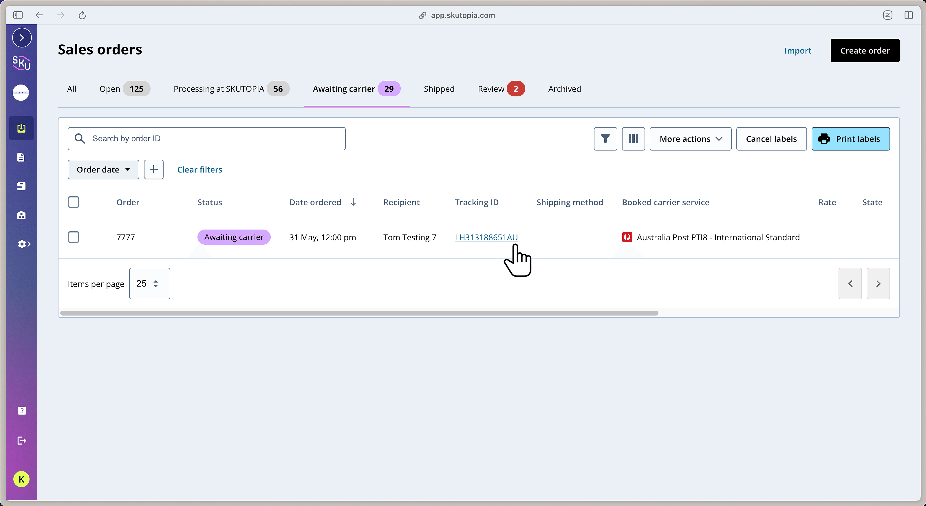 Track Parcel Delivery - Professional Abstract Pattern - Desktop